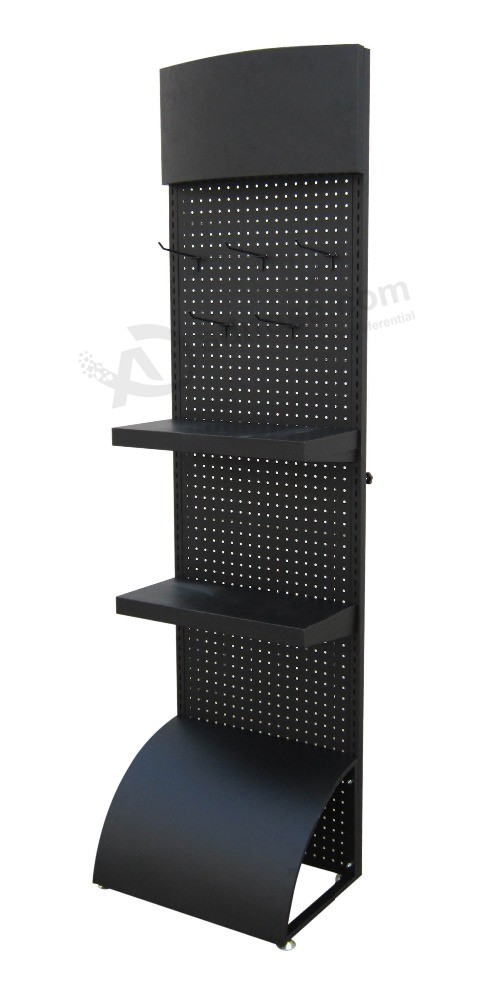 Espositore in metaLLo pegboard personaLizzato per articoLi appesi